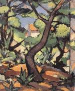 Samuel John Peploe Landscape at Cassis painting